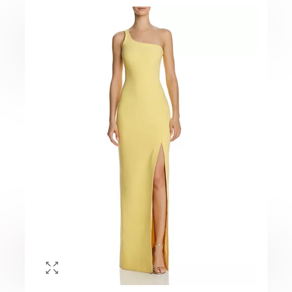 Likely Yellow One-Shoulder Dress